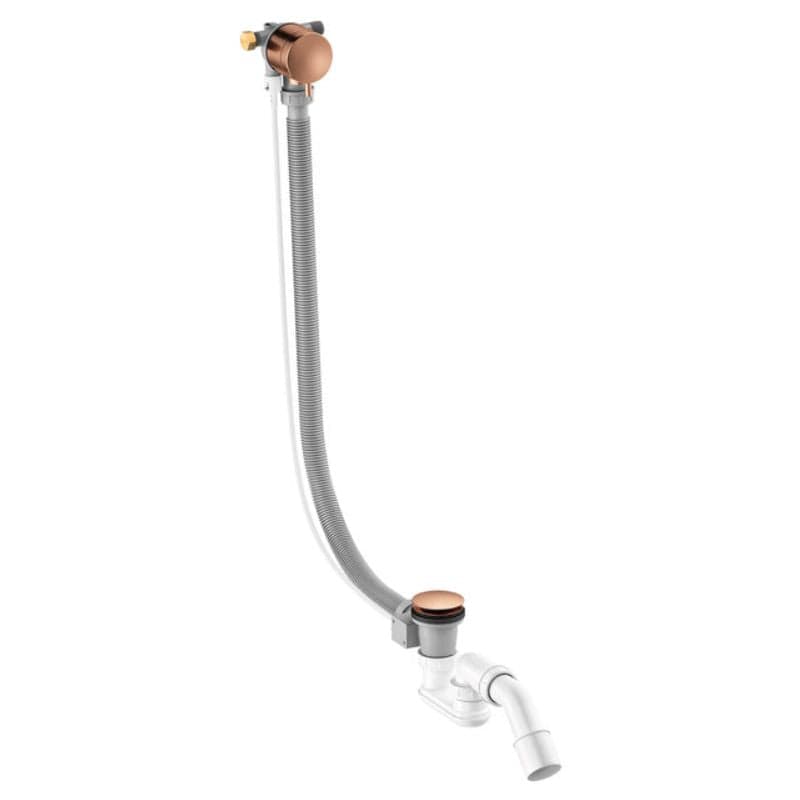 Damixa Avløpsventil badekar med utløp Børstet kobber Damixa Tilbehør badekar KO-2389087