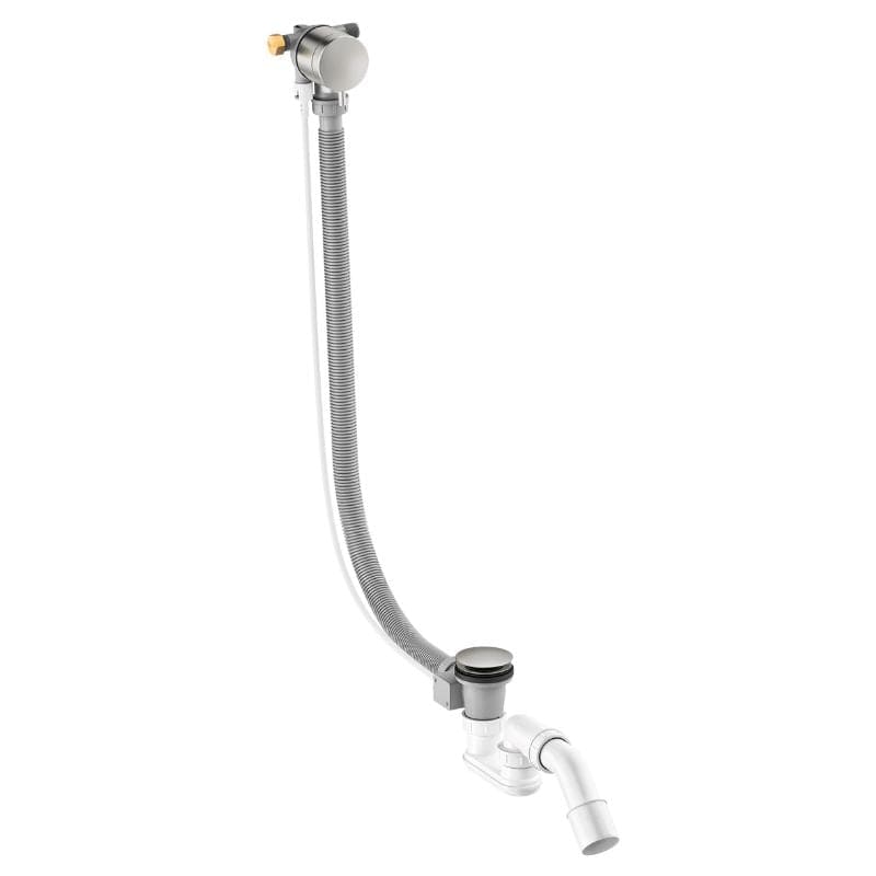 Damixa Avløpsventil badekar med utløp Børstet stål Damixa Tilbehør badekar KO-2389046