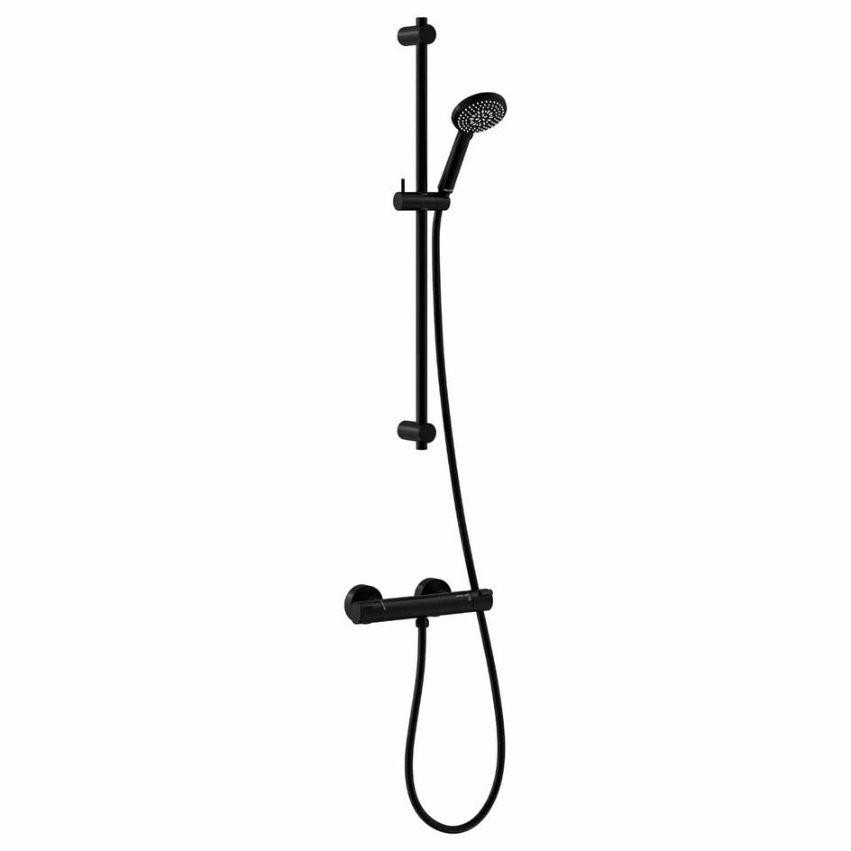 Damixa Core Dusjtermostat og Dusjsett Komplett Svart matt Damixa Dusjsett KO-5937361