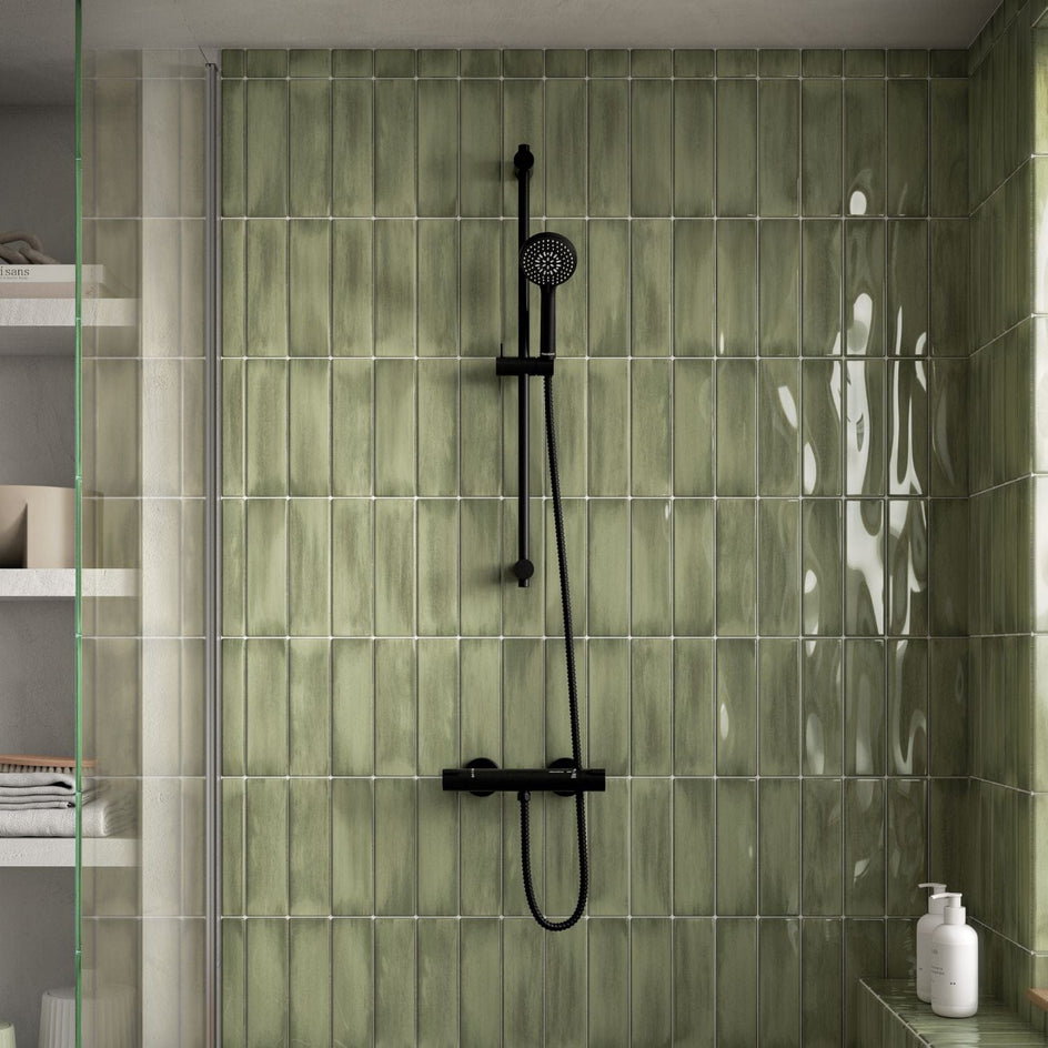 Damixa Core Dusjtermostat og Dusjsett Komplett Svart matt Damixa Dusjsett KO-5937361