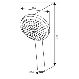Damixa Core Hånddusj