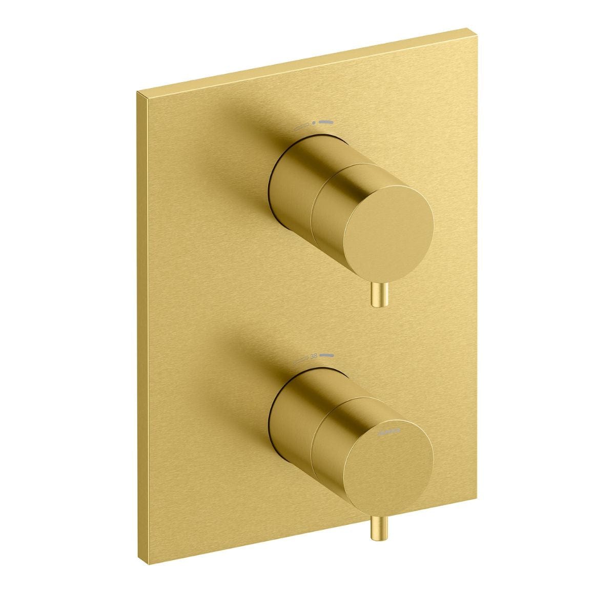 Damixa Dekkplate for innbygging dusj Børstet messing Damixa Dusjtilbehør KO-7670579