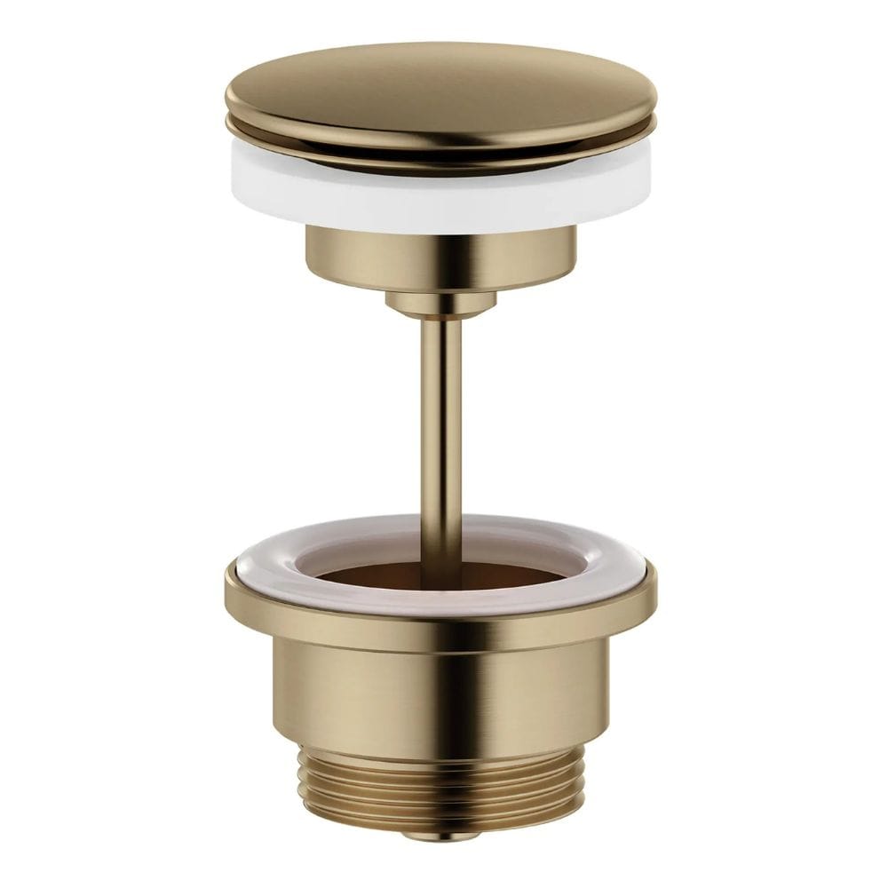 Damixa Fleksibel Klikkventil Ø63mm perfekt for bolleservant Børstet bronse Damixa Bunnventil KO-2387088