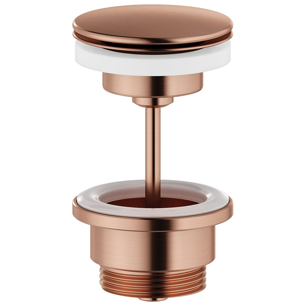 Damixa Free Flow ventil Børstet kobber Damixa Bunnventil KO-2386087