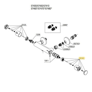 Damixa Hendel for 57450 Termostatside