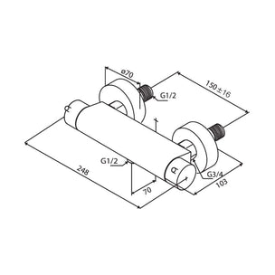 Damixa Iris Dusjbatteri