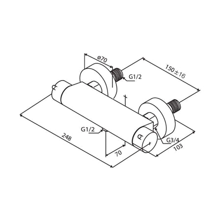 Damixa Iris Dusjbatteri