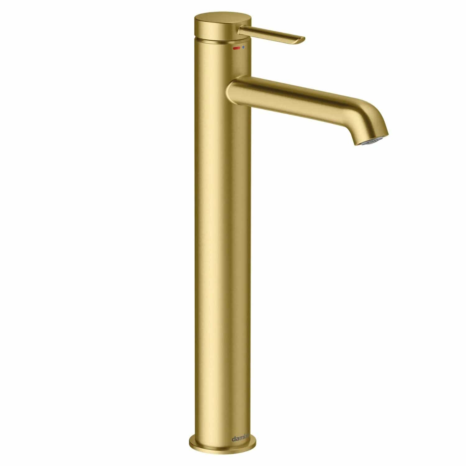 Damixa Iris Høy Servantbatteri Børstet messing Damixa Servantbatteri KO-9101379