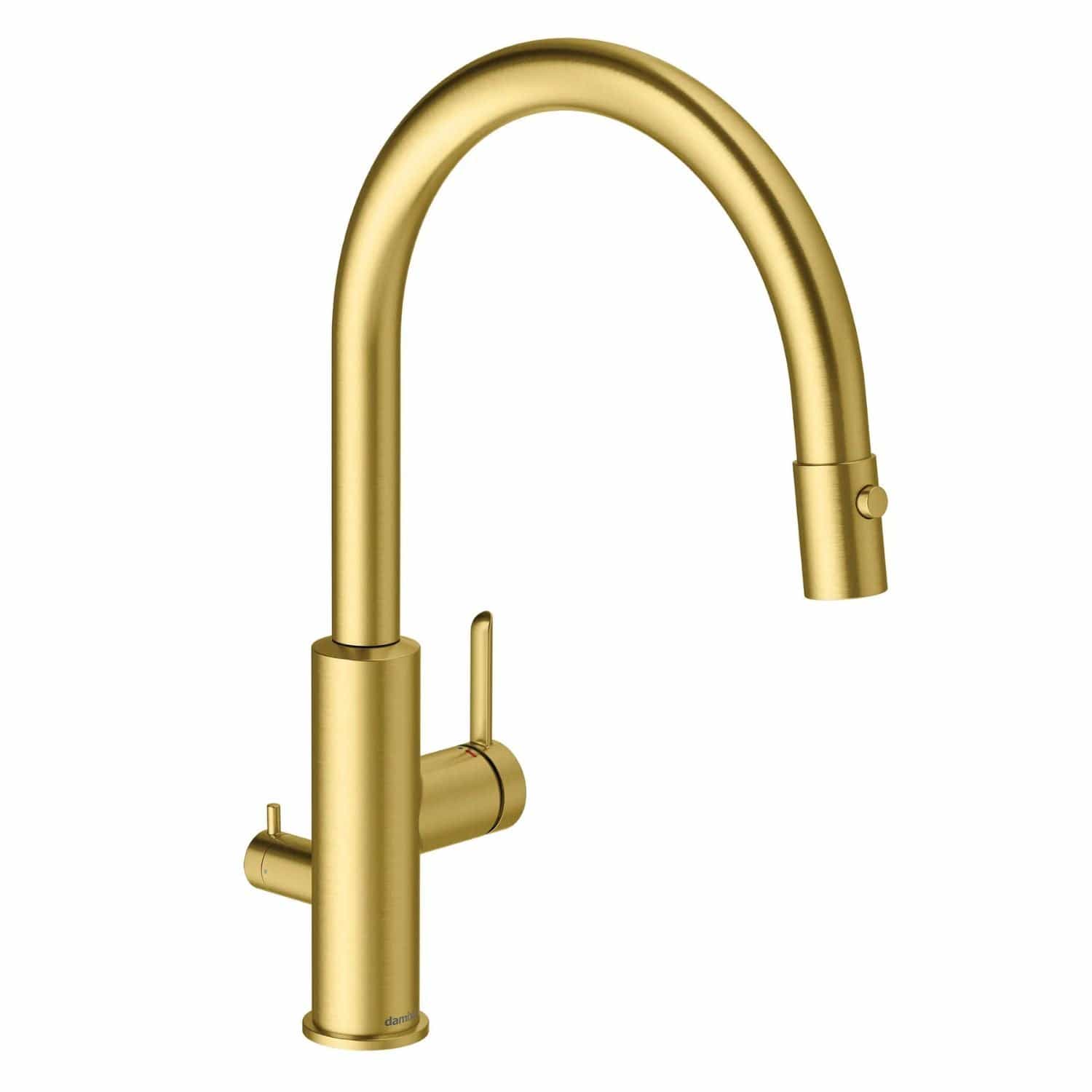 Damixa Iris Kjøkkenarmatur Uttrekkbar tut Børstet messing / Ja Damixa Kjøkkenarmatur KO-9114079