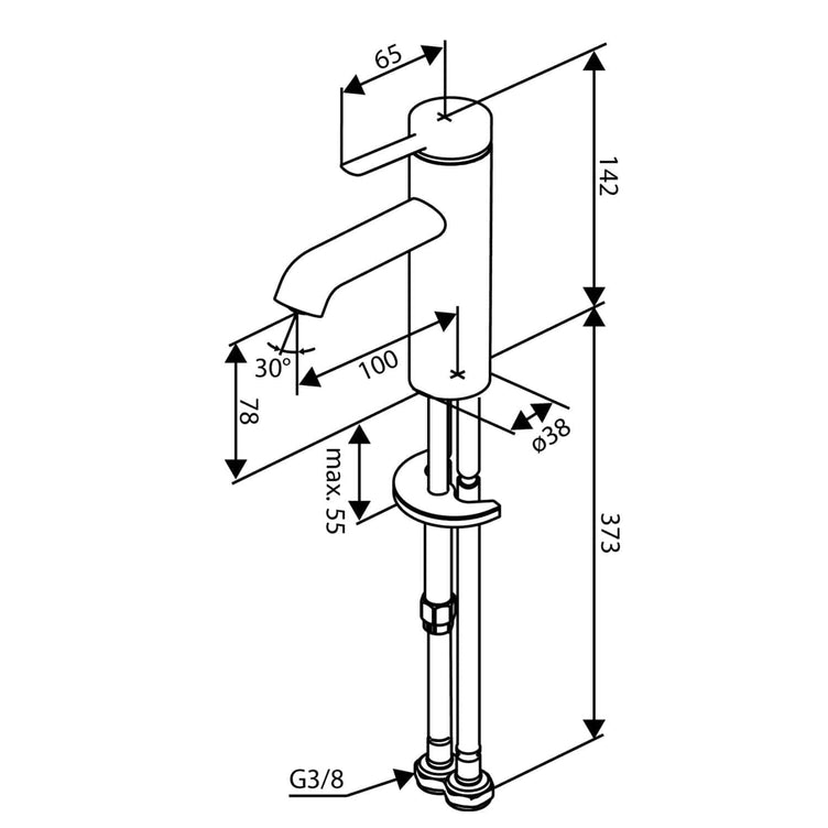 Damixa Iris Servantbatteri
