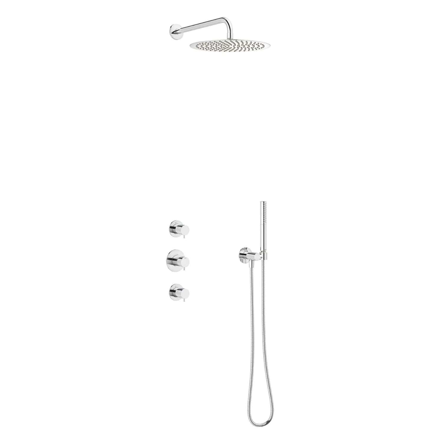 Damixa Iris XS1 Takdusj Innbygging Krom Damixa Blandebatteri innbygging KO-5706500