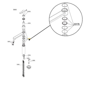 Reservedel: Damixa Pakningsett for Damixa Willow 350000