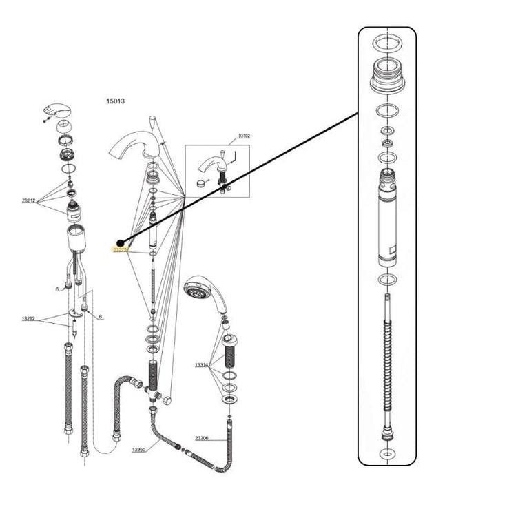 Damixa Pakningssett 3- hulls batteri