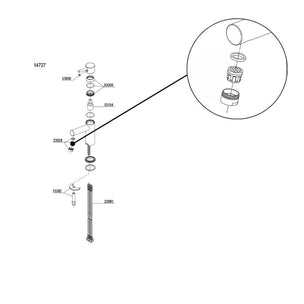 Reservedel: Damixa Perlator for Merkur 14747 / 67 / 721 / 730 M18
