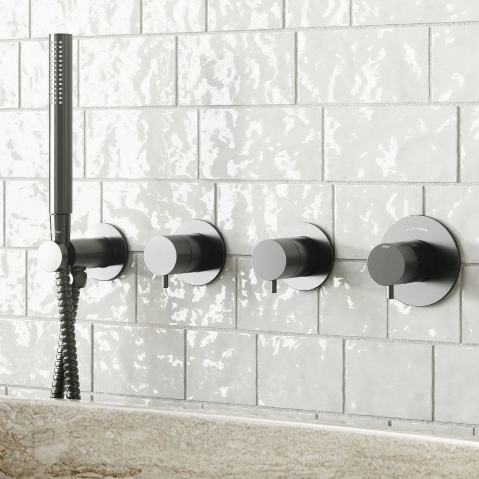 Damixa Silhouet BS2 innbygging for Badekar Komplett Damixa Badekararmatur innbygging