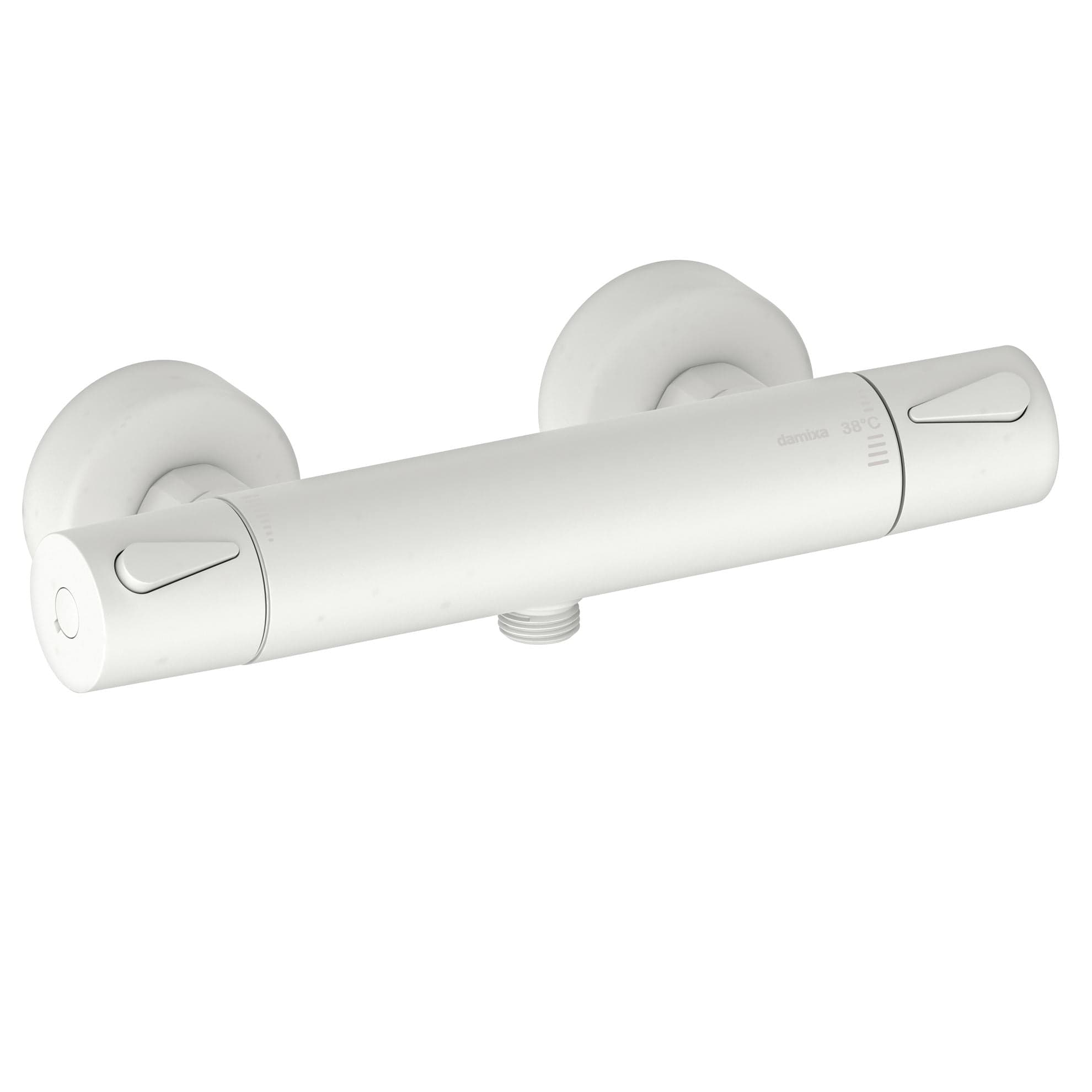 Damixa Silhouet Dusjbatteri Hvit matt Damixa Dusjbatteri KO-7440021
