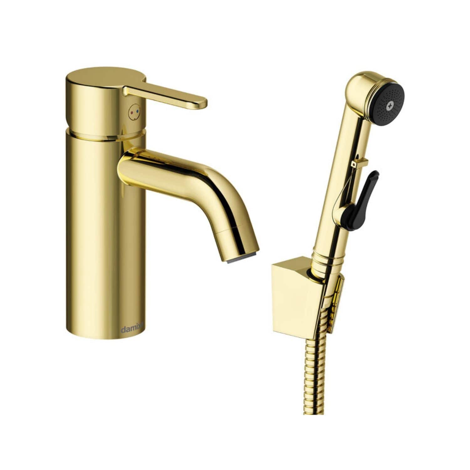 Damixa Silhouet Servantbatteri med sidedusj Messing Damixa Servantbatteri KO-7403077