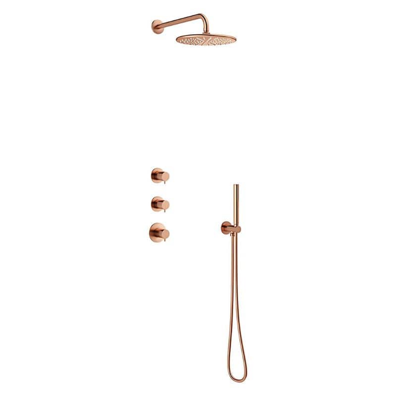 Damixa Silhouet XS 1 Takdusj Innbygging Børstet kobber Damixa Blandebatteri innbygging KO-5704587