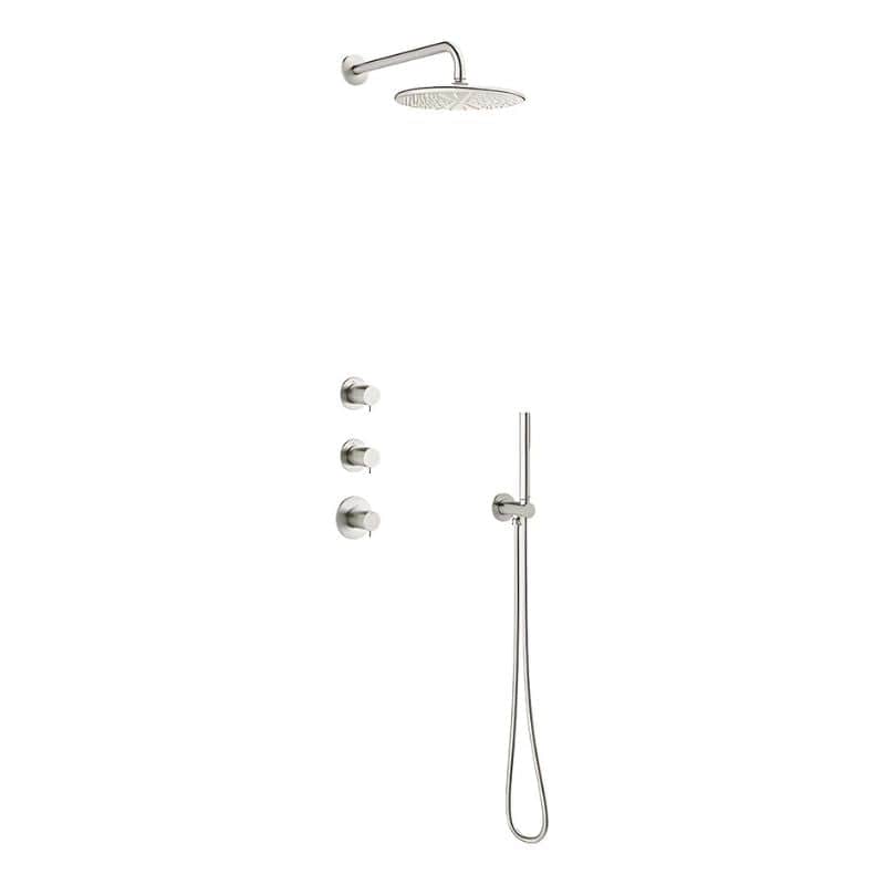 Damixa Silhouet XS 1 Takdusj Innbygging Børstet stål Damixa Blandebatteri innbygging KO-5704546