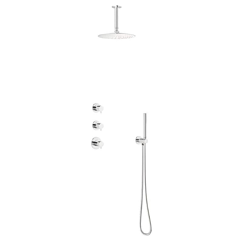 Damixa Silhouet XS 2 Takdusj Innbygging Krom Damixa Blandebatteri innbygging KO-5704400