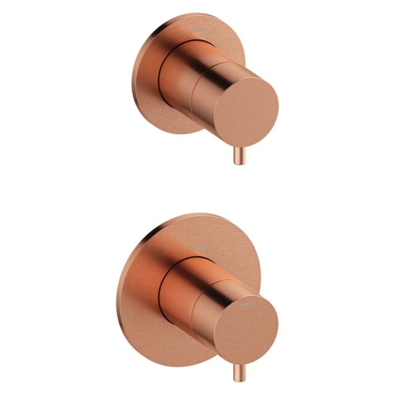 Damixa Termostat 2-veis avleder Børstet kobber Damixa Blandebatteri innbygging KO-7671287