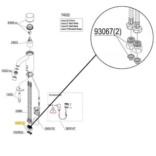 Damixa Tilbakeslagsventiler for Silhouet Touchless