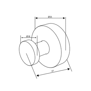 Damixa Zen Håndklekroker med Rosett