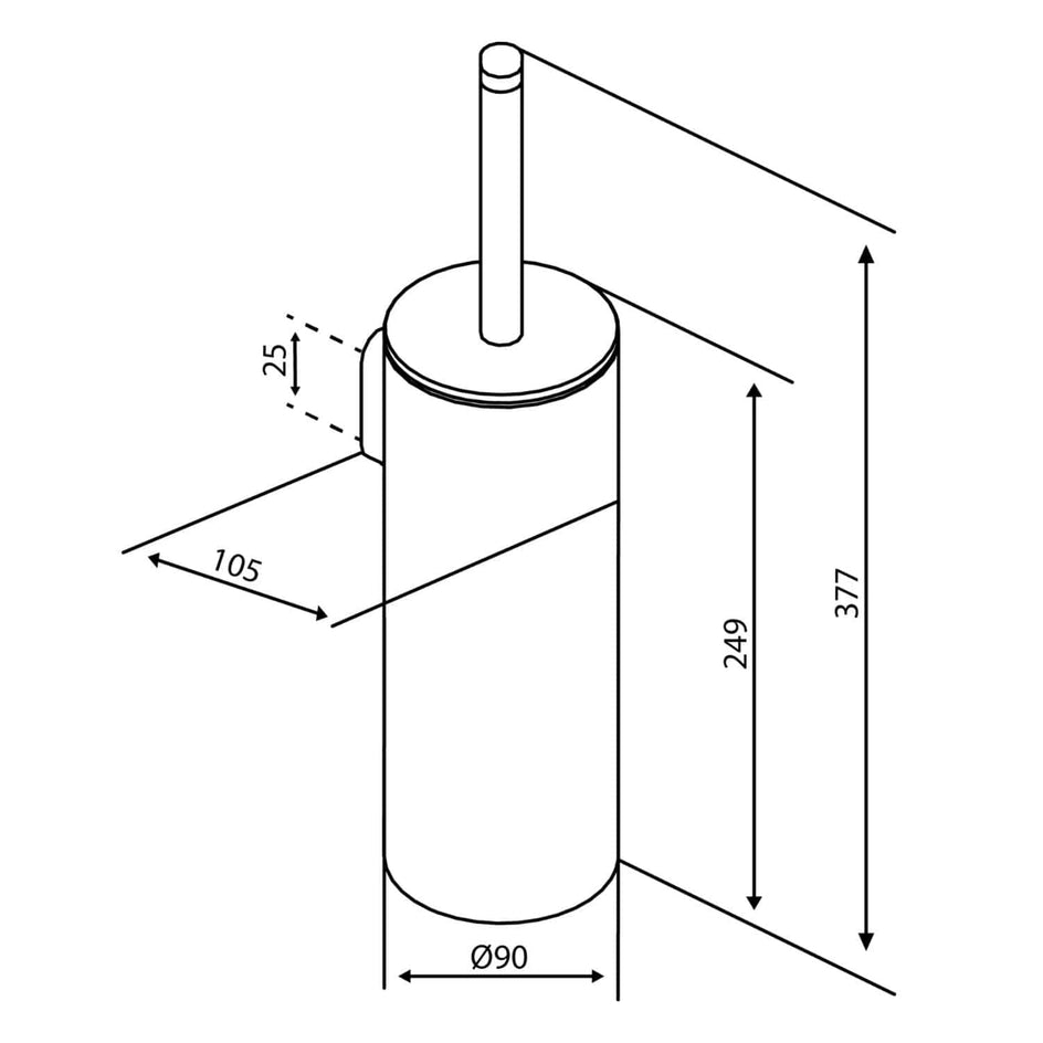 Damixa Zen Toalettbørste Damixa Toalettbørste