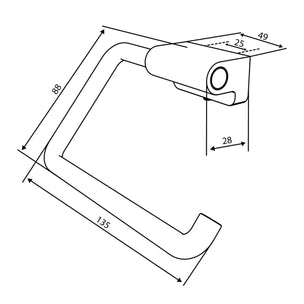 Damixa Zen Toalettrullholder