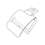 Damixa Zen Toalettrullholder med Deksel