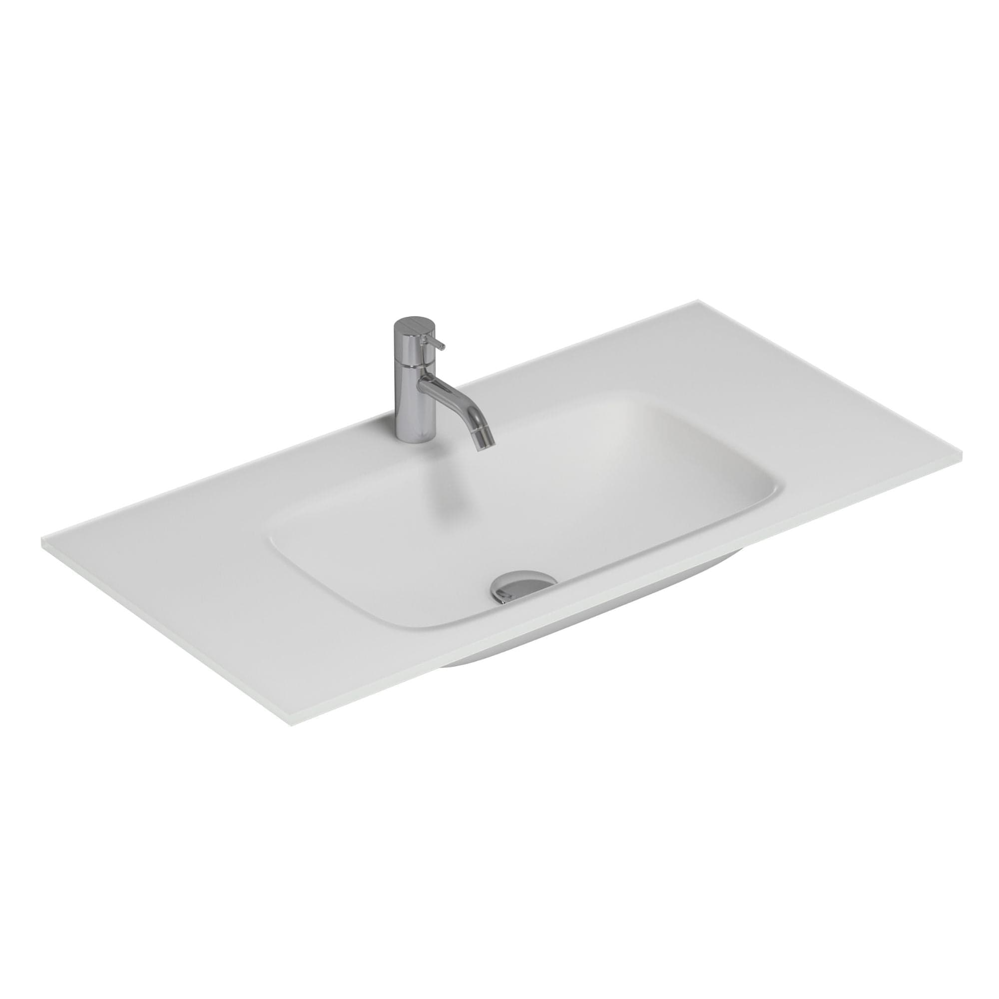 Dansani Calidris Form Servant B61-121xH1xD40cm Hvit matt / 81cm Dansani Møbelservant DA-630728103