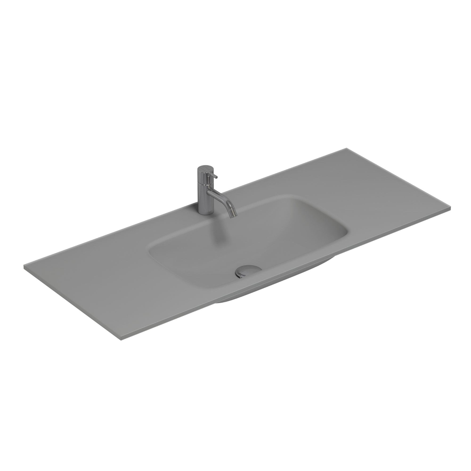 Dansani Calidris Form Servant B61-121xH1xD40cm Lys grå matt / 101cm Dansani Møbelservant DA-630721102