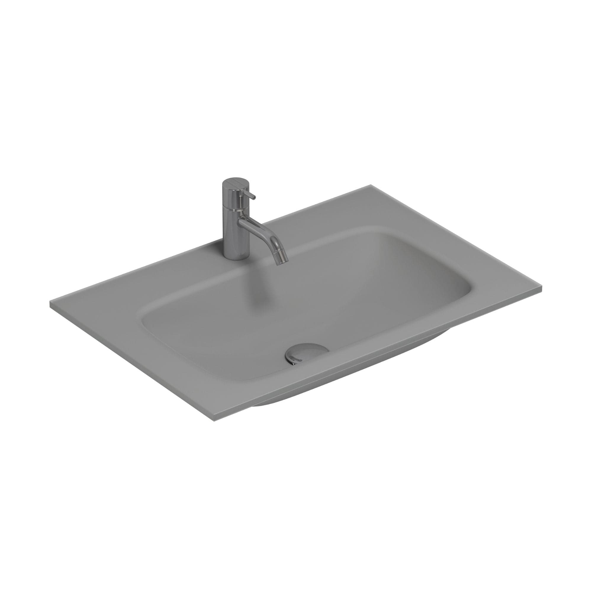 Dansani Calidris Form Servant B61-121xH1xD40cm Lys grå matt / 61cm Dansani Møbelservant DA-630726102