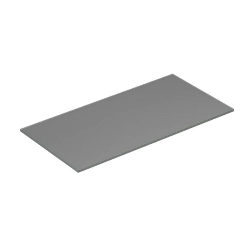 Dansani Calidris Form Topplate B40-232xH1xD40cm Lys grå matt / 80cm Dansani Benkeplate bad DA-630708002