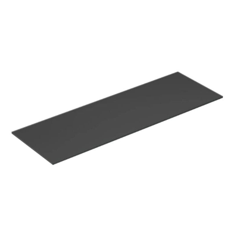 Dansani Calidris Form Topplate B40-232xH1xD40cm Mørk grå matt / 120cm Dansani Benkeplate bad DA-630712007