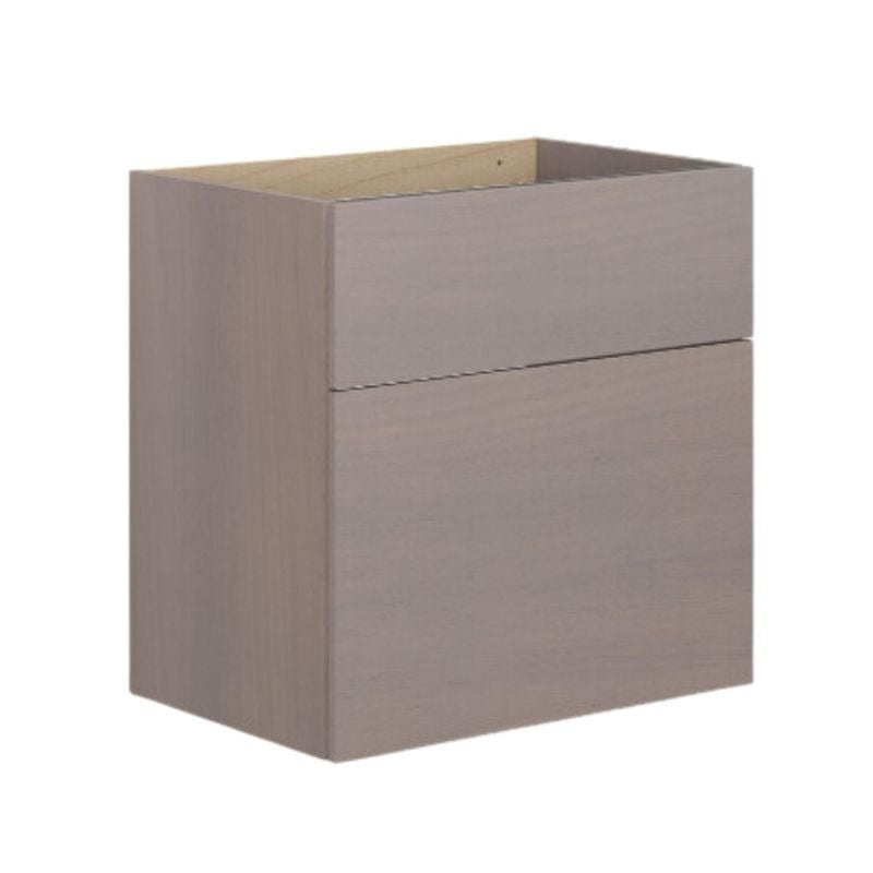 Dansani Calidris Glatt Servantskap 2 skuff D40cm - ekstra  høy underskuff Grå eik / 60cm Dansani Servantskap DA-C11-1076