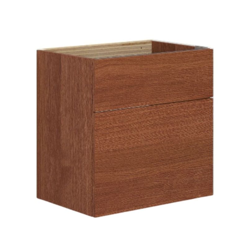 Dansani Calidris Glatt Servantskap 2 skuff D40cm - ekstra  høy underskuff Rødbrun eik / 60cm Dansani Servantskap DA-C11-1077