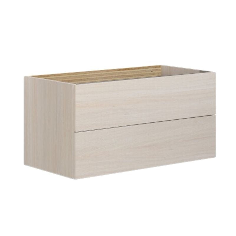 Dansani Calidris Glatt Servantskap 2 skuff D40cm Hvit eik / 80cm Dansani Servantskap DA-C07-1075