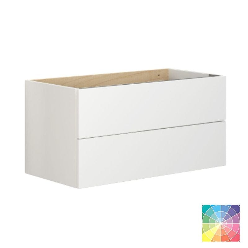 Dansani Calidris Glatt Servantskap 2 skuff D40cm NCS eik / 80cm Dansani Servantskap DA-C07-1066