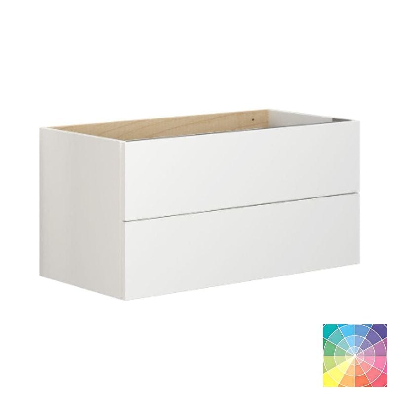 Dansani Calidris Glatt Servantskap D40cm 2 skuff NCS farge / 80cm Dansani Servantskap DA-C07-1099