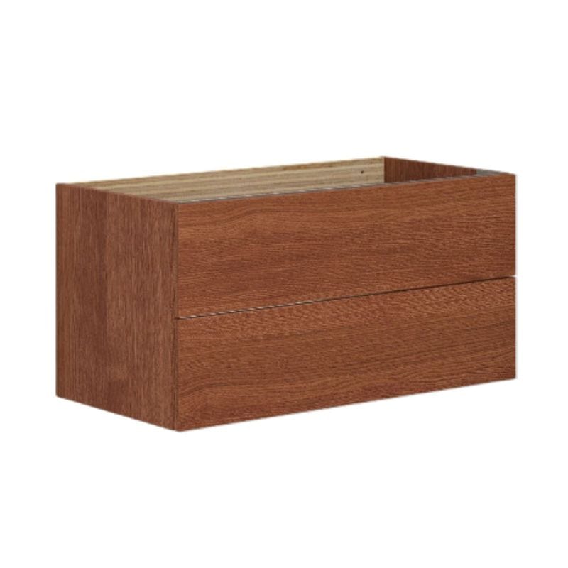 Dansani Calidris Glatt Servantskap D40cm 2 skuff Rødbrun eik / 80cm Dansani Servantskap DA-C07-1077