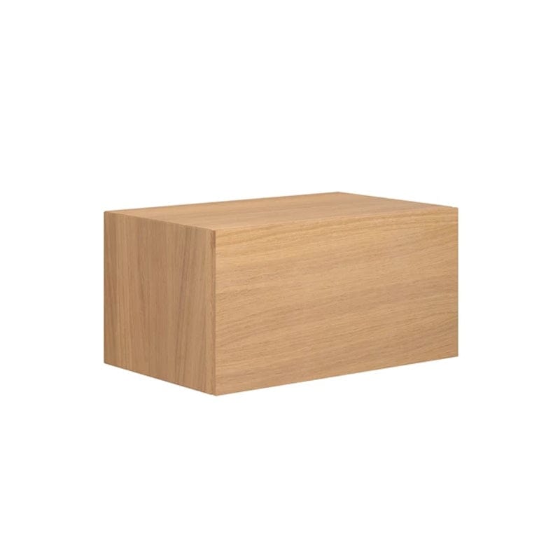 Dansani Calidris Glatt Skap 1 skuff D50cm Lys eik / 80cm / 40cm Dansani Sideskap bad DA-C53-1078