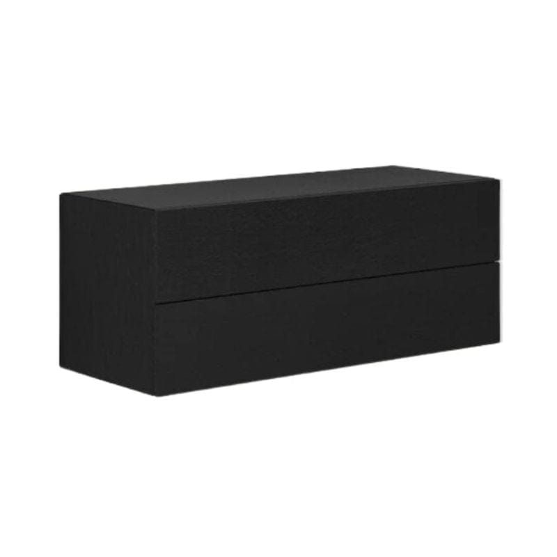 Dansani Calidris Glatt Skap 2 skuff D40cm Eik noir / 100cm Dansani Sideskap bad DA-C46-1044