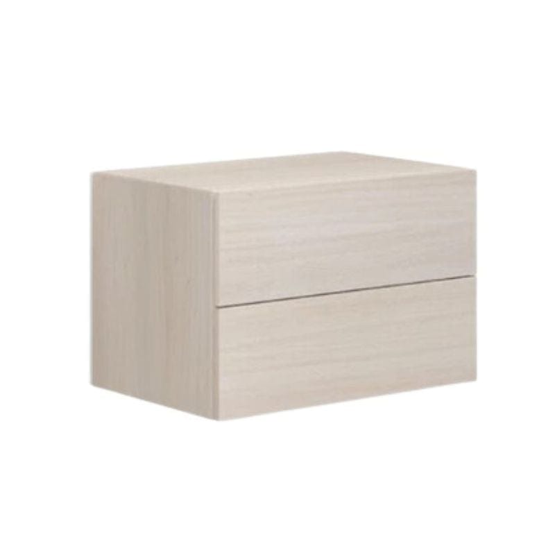 Dansani Calidris Glatt Skap 2 skuff D40cm Hvit eik / 60cm Dansani Sideskap bad DA-C44-1075