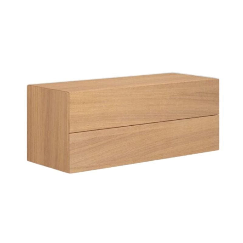 Dansani Calidris Glatt Skap 2 skuff D40cm Lys eik / 100cm Dansani Sideskap bad DA-C46-1078