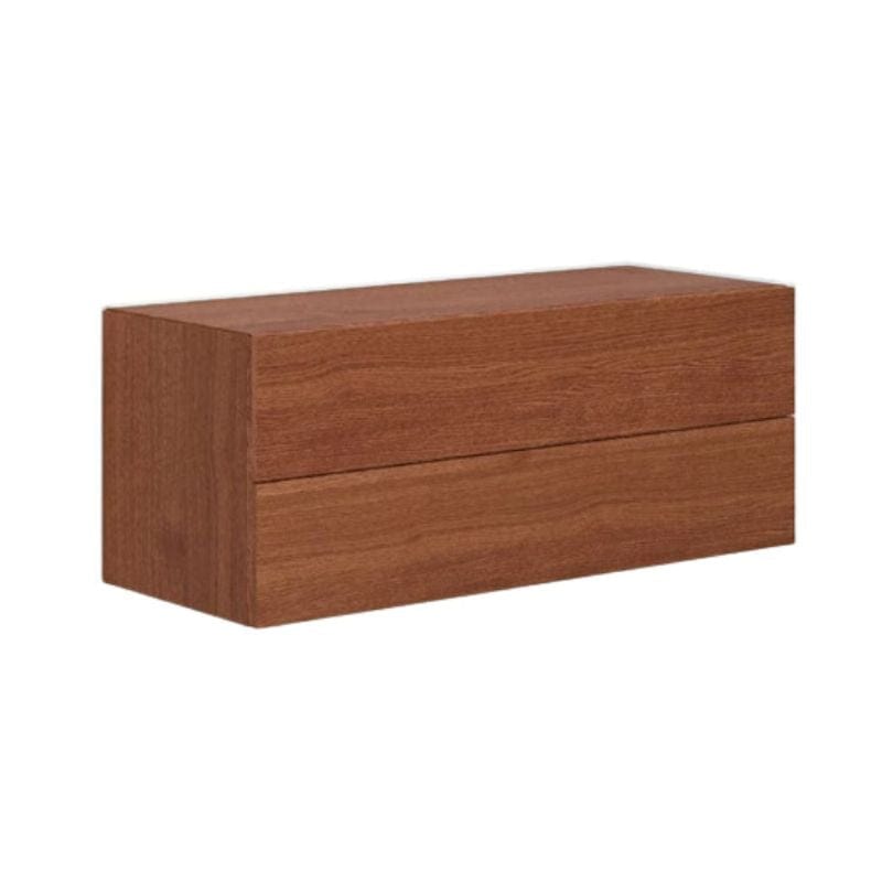 Dansani Calidris Glatt Skap 2 skuff D40cm Rødbrun eik / 100cm Dansani Sideskap bad DA-C46-1077