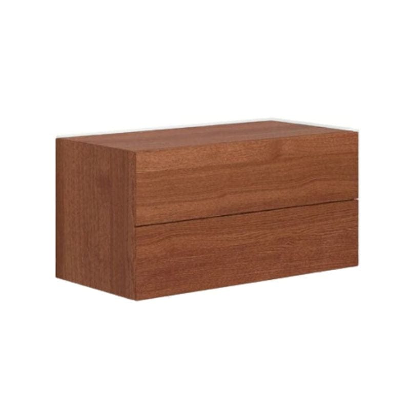 Dansani Calidris Glatt Skap 2 skuff D40cm Rødbrun eik / 80cm Dansani Sideskap bad DA-C45-1077