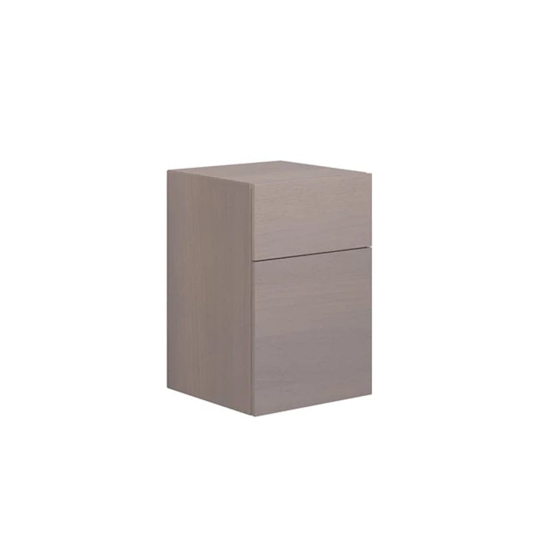 Dansani Calidris Glatt Skap 2 skuff D50cm - ekstra  høy underskuff Grå eik / 40cm Dansani Sideskap bad DA-C59-1076