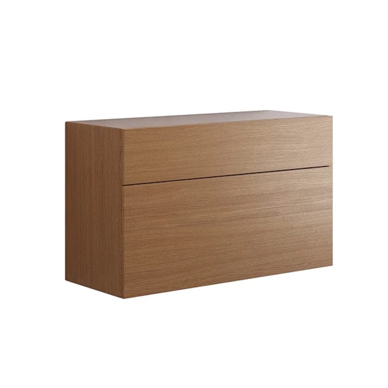 Dansani Calidris Glatt Skap 2 skuff D50cm - ekstra  høy underskuff Gyllen eik / 100cm Dansani Sideskap bad DA-C62-1074