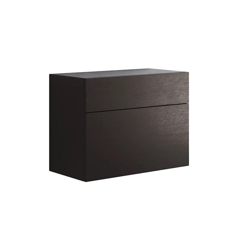 Dansani Calidris Glatt Skap 2 skuff D50cm - ekstra  høy underskuff Røkt eik / 80cm Dansani Sideskap bad DA-C61-1073